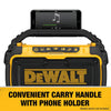 DEWALT 3-Tool 20-Volt Max Brushless Power Tool Combo Kit with Soft Case (2-Batteries and Charger Included) & 12-Volt or 20-Volt Max Cordless Jobsite Bluetooth Speaker