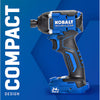 Kobalt 24-volt 2-Tool Brushless Power Tool Combo Kit with Soft Case (1-Battery Included and Charger Included)