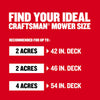 CRAFTSMAN T3200 Turn Tight 54-in 24 -HP V-twin Gas Lawn tractor