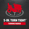 CRAFTSMAN T3200 Turn Tight 54-in 24 -HP V-twin Gas Lawn tractor