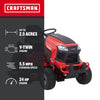 CRAFTSMAN T3200 Turn Tight 54-in 24 -HP V-twin Gas Lawn tractor