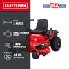 CRAFTSMAN Z3200 42-in Single cylinder Gas Zero-turn riding lawn mower