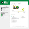 John Deere S130 42-in 22 -HP V-twin Gas Lawn tractor