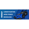 Kobalt 40-Volt 21-in Brushless Battery Push Lawn Mower 6 Ah (Battery and Charger Included)
