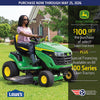 John Deere S130 42-in 22 -HP V-twin Gas Lawn tractor